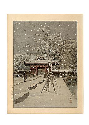 Artwork by Hasui Kawase