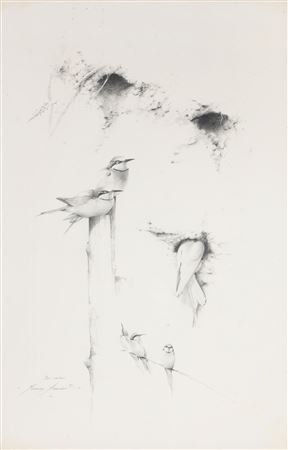 Bee Eaters - Study Sheet, Canada Goose and Partridge by Terence Lambert - Auction record, sale price, and art valuation. Compare with similar artists and explore comparable artworks.