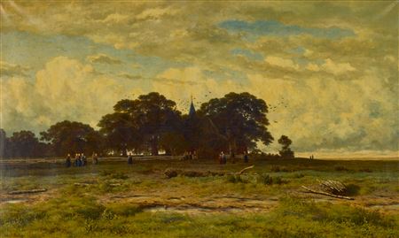 Going to church by Gerrit Alexander Godart Mollinger - Auction record, sale price, and art valuation. Compare with similar artists and explore comparable artworks.