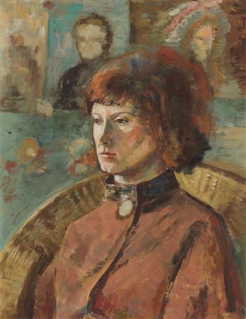 Portrait of a Lady by Quentin Bell - Auction record, sale price, and art valuation. Compare with similar artists and explore comparable artworks.