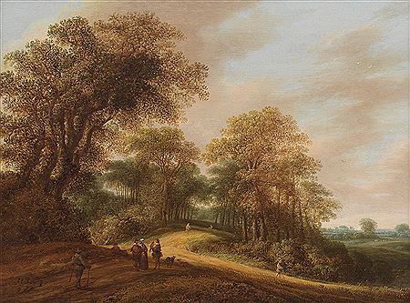Sample artwork by Pieter Jansz (1602 - 1672), known for christian religious figure ink drawings, landscape paintings - View similar artists and auction records