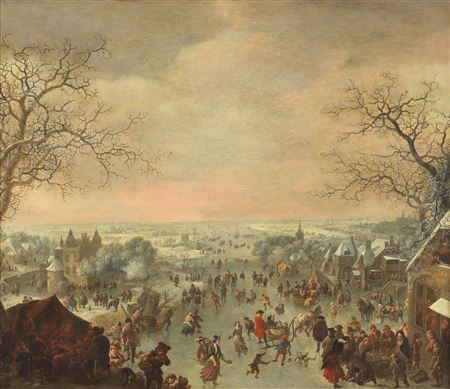 Sample artwork by Jan Griffier I (1645 - 1718), known for land-and riverscape - View similar artists and auction records