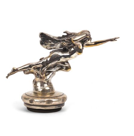 A fine 'Femme Libellule' mascot by Victor Rossi - Auction record, sale price, and art valuation. Compare with similar artists and explore comparable artworks.