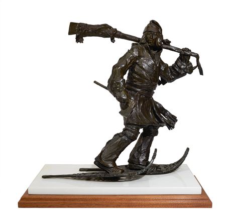 The Trapper by Hollis Williford - Auction record, sale price, and art valuation. Compare with similar artists and explore comparable artworks.