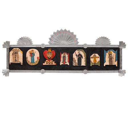 Seven retablos
