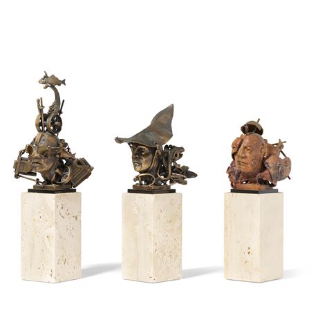 Untitled (Three Busts) by Theodore Gall - Auction record, sale price, and art valuation. Compare with similar artists and explore comparable artworks.
