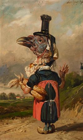 Sample artwork by Louis Guy (1824 - 1888), known for figure, genre landscape painting, sculpture - View similar artists and auction records
