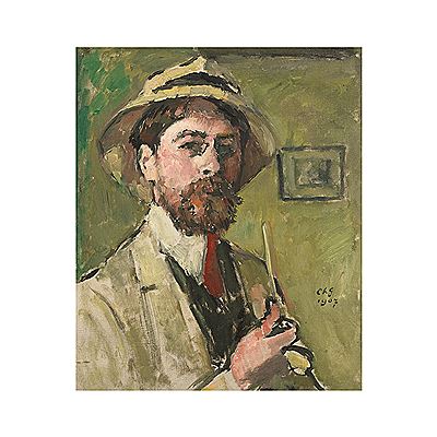 Autoportrait avec la pipe