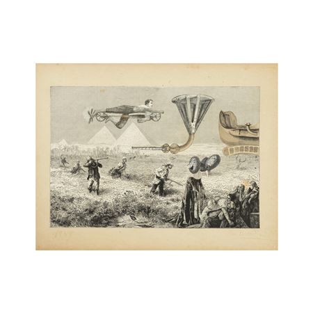 Composition aux pyramides by Max Bucaille - Auction record, sale price, and art valuation. Compare with similar artists and explore comparable artworks.