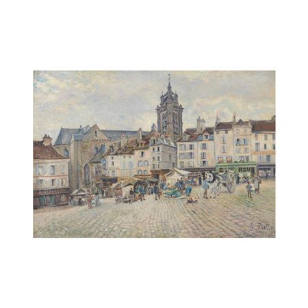 La Place du marché, Pontoise