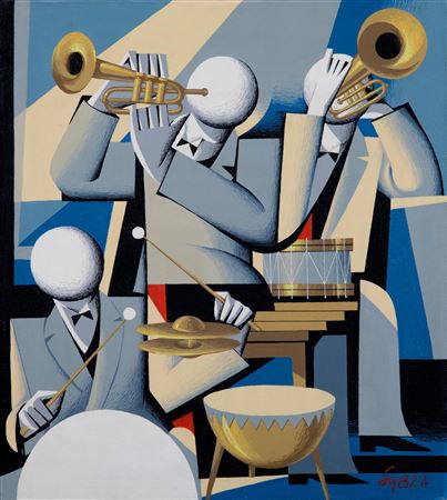 Les musiciens by Argyris Stylianidis - Auction record, sale price, and art valuation. Compare with similar artists and explore comparable artworks.