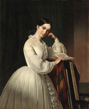Portrait of the actress and author Johanne Luise Heiberg (1812–1890)