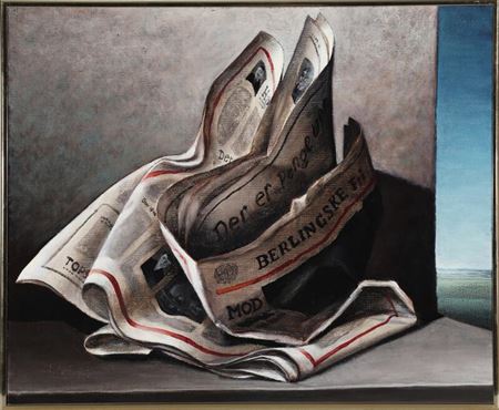 Sample artwork by Kjeld E Petersen (1925 - 1992), known for painting - View similar artists and auction records