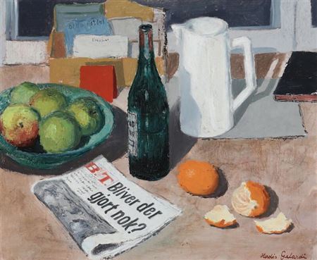 Still life of a table.