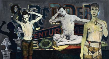 Sample artwork by Knud Odde (Born 1955), known for painting and sculpture - View similar artists and auction records