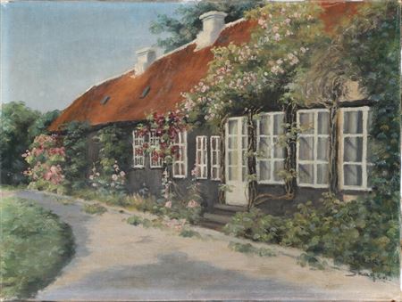 A Summer day at the house of P. S. Krøyer in Skagen