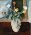 Tulips in a vase