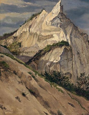 View of the Cliffs of Møn. Study. 1829–1831.