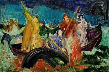 Grindedrab (Whaling scene), The Faroe Islands