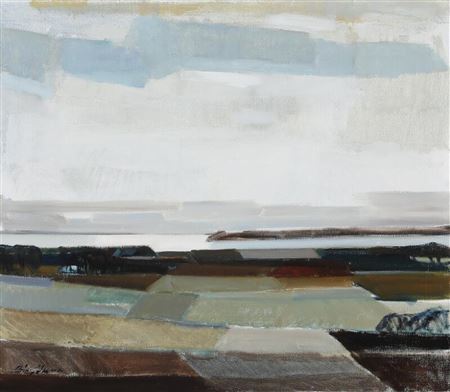 Landscape with fields.