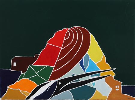 Búland by Trygvi Olafsson - Auction record, sale price, and art valuation. Compare with similar artists and explore comparable artworks.