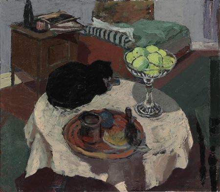 Interior with cat