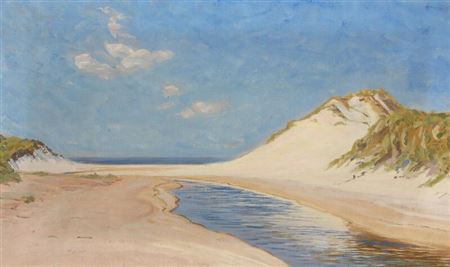 Coastal scenery from Henne beach.