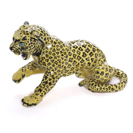 Modelled in the shape of a leopard.