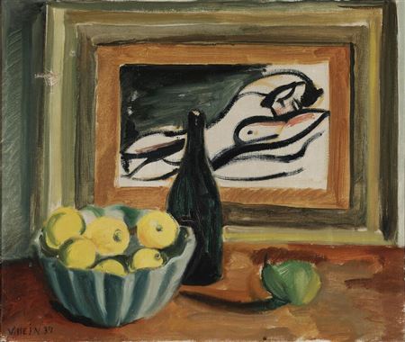 Sample artwork by Ville Jais Nielsen (1886 - 1949), known for painting - View similar artists and auction records