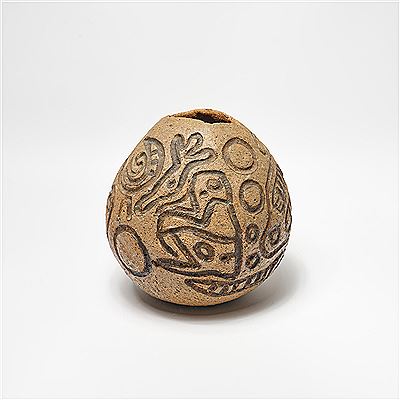 Pot, 1979 by Gloria Fletcher Thancoupie - Auction record, sale price, and art valuation. Compare with similar artists and explore comparable artworks.