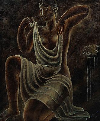 Girl in greek chiton, 1932.
