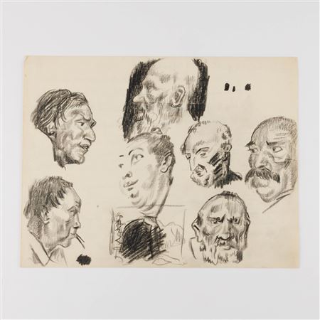 Study for character heads.