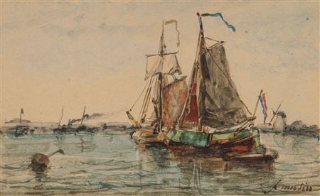 Boats in the harbour.