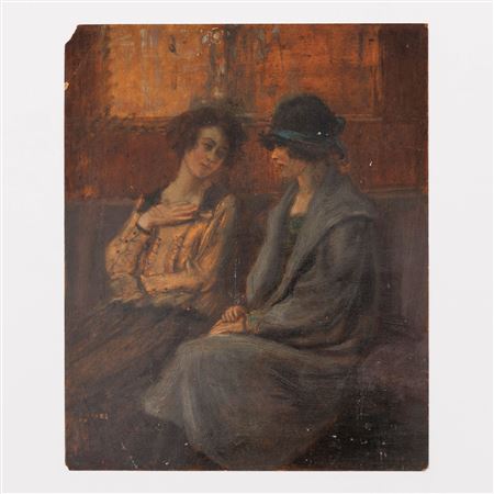 Untitled (Belle Epoque girls in café).