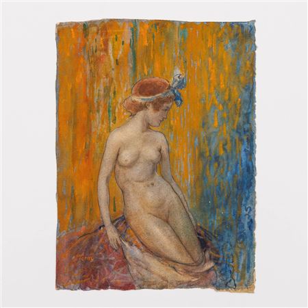 Nude with hair band. by Edmond Van Offel - Auction record, sale price, and art valuation. Compare with similar artists and explore comparable artworks.
