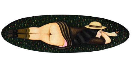 Woman on the Grass