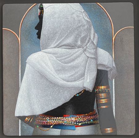 Profile of a Dark-Skinned Princess