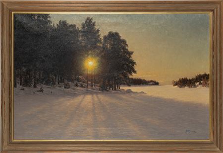 "Vintermorgon" by Peter Adolf Persson - Auction record, sale price, and art valuation. Compare with similar artists and explore comparable artworks.