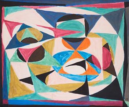 Sample artwork by Lennart Rohde (1916 - 2005), known for nonfigurative art, concretism - View similar artists and auction records