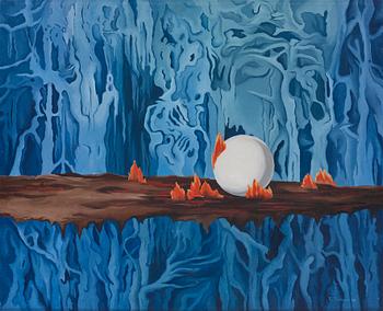 Sample artwork by Elsa Thoresen (1909 - 1994), known for danish surrealism - View similar artists and auction records
