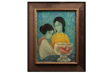 The Girls by the Gold Fish Tank