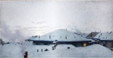 Roofs under the snow
