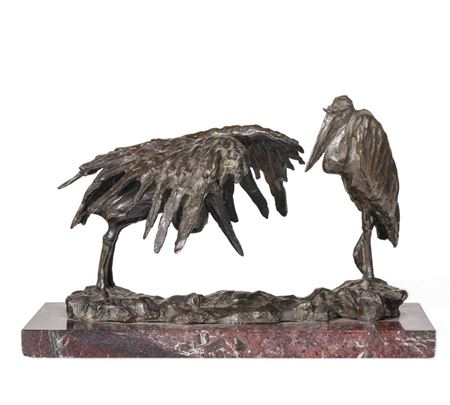 Two Herons by Guido Righetti - Auction record, sale price, and art valuation. Compare with similar artists and explore comparable artworks.