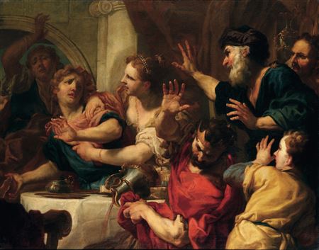 Theseus is acknowledged by his father Aegeus