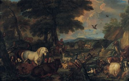 Orpheus enchants animals