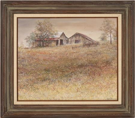 Barns w/ Wildflower Field, 1977