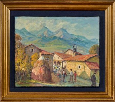 Sample artwork by Eloy Erentxun Onzalo (1904 - 1987), known for painting - View similar artists and auction records