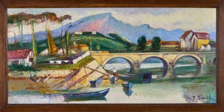 Sample artwork by Pierre Almes (1880 - 1944), known for painting - View similar artists and auction records