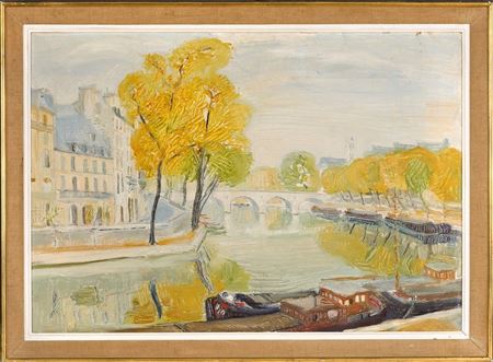 Paris, the Pont des Arts in Autumn