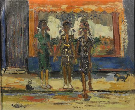 'Chez Pascal' by Jack Godderis - Auction record, sale price, and art valuation. Compare with similar artists and explore comparable artworks.